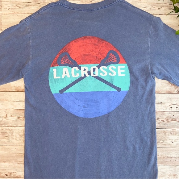 Blue Lacrosse Long Sleeved Shirt Like New sz S - Picture 2 of 4